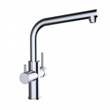 Grifo de fregadero bimando 3 vías Metal Free Clever