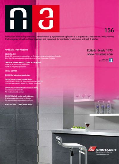 Cristacer, portada de la revista <b>Nuevo Azulejo (n a)</b>