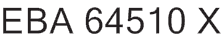 EBA 64510 X