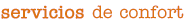 servicios de confort