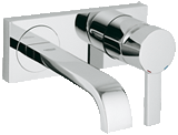 Allure Monomando de lavabo mural 1/2" 19309 000