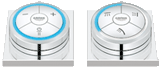  Controlador digital e inversor digital
para ducha con base cuadrada 36352 000