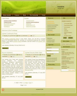 joomla blog template