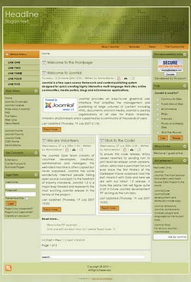 free 3 column joomla template