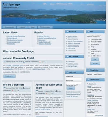 joomla 1.5 three column template