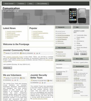 3 column joomla template