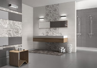 RVTO / WALL / RVTM: VERTOU BLANCO 25 x 85 / VERTOU MARENGO 25 x 85 / DEC. COROS PACK-2 BLANCO 50 x 85 / LIST. COROS BLANCO 5 x 85

PVTO / FLOOR / SOL: CREA MARENGO 31,6 x 31,6