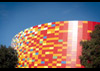 FACHADA PALAU DE LA FESTA (CASTELLON DE LA PALANA): LIBERTY 50X100 BLANCO, VERDE, AZUL, AMARILLO, NARANJA Y ROJO