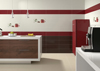 RVTO./WALL: MOOD MARFIL 20X60 - MOOD ROJO 20X60 - MOOD MARRÓN 20X60 - DEC. COFFEE MARFIL 20X60 / PVTO./FLOOR: CATWALK MARFIL 30X30
