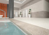 RVTO./WALL: BUXI BLANCO 50X100 REC / REC - BUXI BAMBU 50X100 REC / REC
PVTO./FLOOR: BUXI DIAGONAL BLANCO 45 x 45 SIN REC / NON REC - PELDAÑO DOBLADO BUXI LINEAL BAMBU 33 x 45