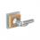 Cromo Mate/Madera Natural