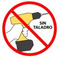 Se puede instalar sin taladro