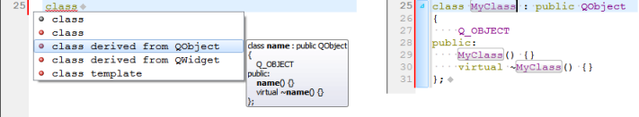 "Completing QML code"
