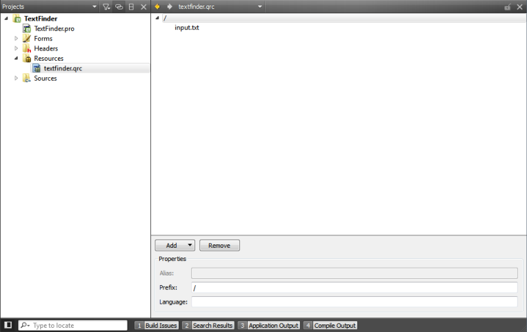 "Editing resource files"