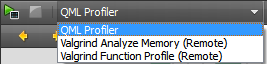 "Analyze mode menu"