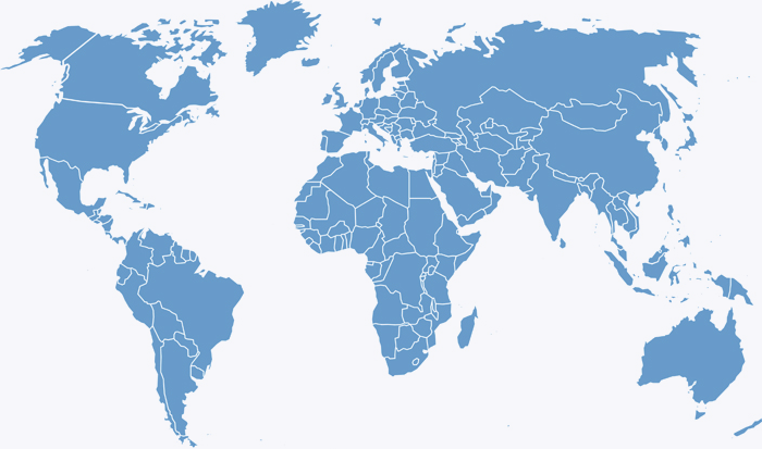 world map