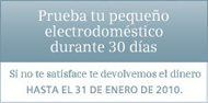 Prueba tu pequeño electrodoméstico durante 30 días
