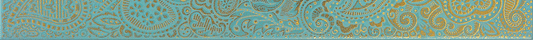 Madras Oro Turquesa