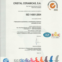 Certificado ISO 14001