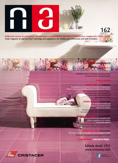 Cristacer, de nuevo portada de la revista Nuevo Azulejo (n a)