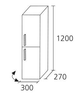 COLUMNA ADA ANTRACITA