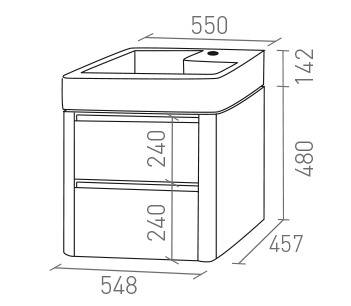 MUEBLE MOON COM. ARABICA 55