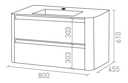 MUEBLE MOON 80 ARABICA