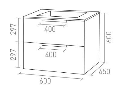 MUEBLE PLANET 60 BLANCO