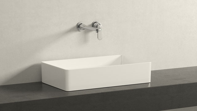GROHE Veris L-TAMAÑO
+ Laufen Living Square