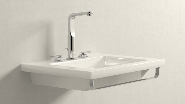 GROHE Veris L-TAMAÑO
+ Laufen Living Square