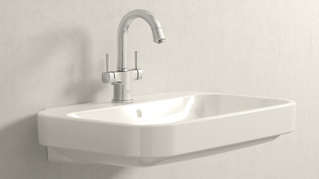 GROHE Grandera L-TAMAÑO
+ Duravit Happy D.2