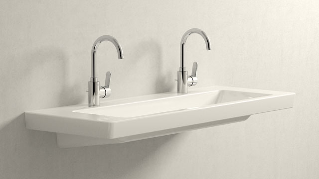 GROHE Eurostyle Cosmopolitan L-TAMAÑO
+ Villeroy&Boch Subway 2.0
