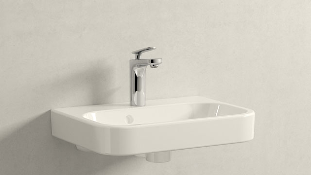 GROHE Veris S-TAMAÑO
+ Duravit Happy D.2