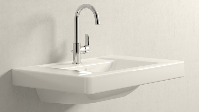 GROHE Eurosmart NEW L-TAMAÑO
+ Villeroy&Boch Omnia architectura