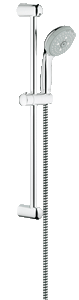 New Tempesta 100 Conjunto de ducha con barra 4 chorros 27795 000