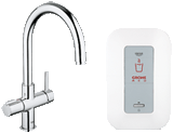 GROHE Red Duo Monomando de fregadero 
con Combi-boiler (4 litros) 30083 000