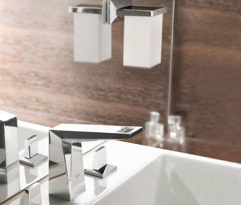 Allure Brilliant Three-hole basin mixer | Antonietty Architects AG, Switzerland