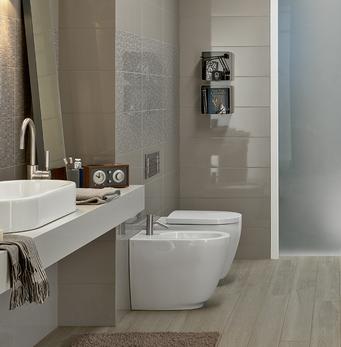 Colourline - revestimiento cerámicos brillantes para baños