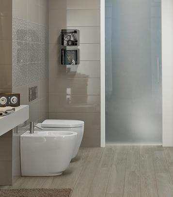 Colourline - revestimiento cerámicos brillantes para baños