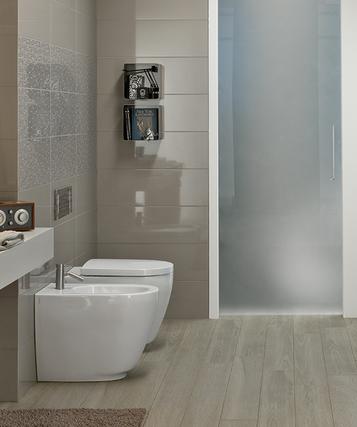 Colourline - revestimiento cerámicos brillantes para baños
