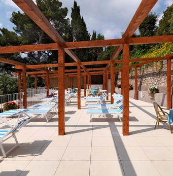 Solarium del hotel "Villa Brunella", Capri