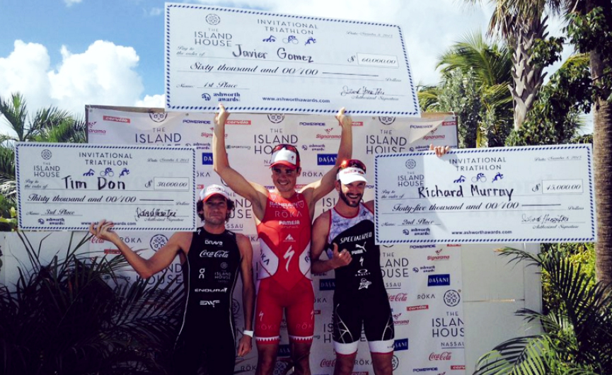 gomez noya gana island house invitational triathlon.