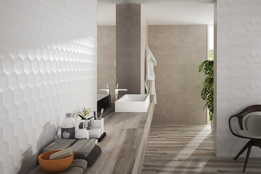 como decorar un baño blanco