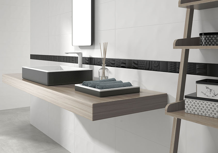 como decorar un baño blanco