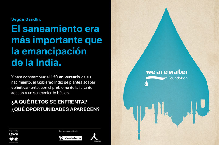 Saneamiento para todos. El sue&ntilde;o de Gandhi y el reto de India