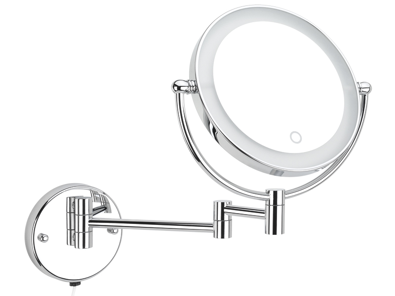 Espejo con luz. Aumento X3 y X5. Tecnolog�a led con sensor.