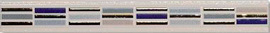 Revestimiento Cenefa Relieve Azul