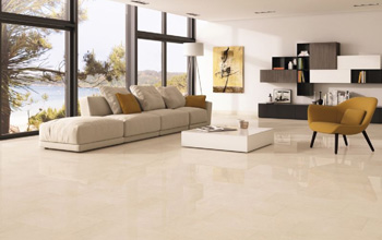 Pavimento Porcel�nico serie crema marfil