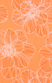 Revestimiento Decor Flor Dolce Naranja