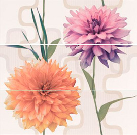 Revestimiento Decorado Flores